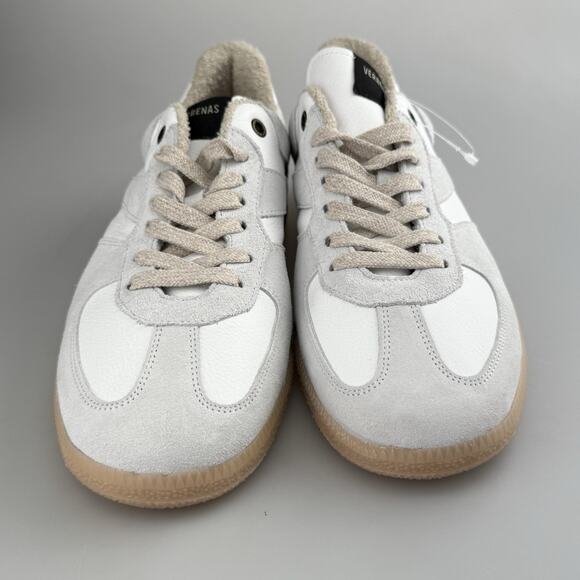 Verbenas Soro Savage White Suede Sneakers Leather Size 42 Terry Lined Spain - Picture 6 of 12